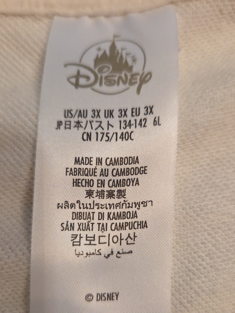 Disneyland Resort Womens‎ Minnie Mouse Animal Print Hoodie Size 3XL - Picture 6 of 6